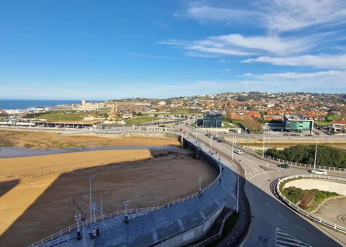 Espectacular Piso 1ª Linea De Playa Apartamento Gijón